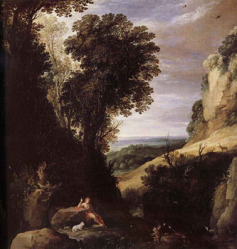 Paul Brill Paysage avec Saint Jean-Baptiste oil painting picture